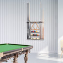 6 Wall Pool Cue Rack with Score Counter and Metal Hook, Billiard Pool Cue Rack Only  (5 Colors)