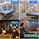 6 Wall Pool Cue Rack with Score Counter and Metal Hook, Billiard Pool Cue Rack Only  (5 Colors)