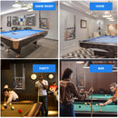 6 Wall Pool Cue Rack with Score Counter and Metal Hook, Billiard Pool Cue Rack Only  (5 Colors)