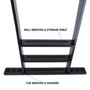 6 Wall Pool Cue Rack with Score Counter and Metal Hook, Billiard Pool Cue Rack Only  (5 Colors)