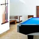 2-Piece 6 Billiard Pool Cue Stick Wall Rack, Wall Mounted Holders (4 Colors)