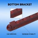 2-Piece 8 Billiard Pool Cue Stick Wall Rack,  Wall Mounted Holders (4 Colors)