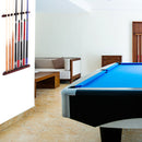 2-Piece 8 Billiard Pool Cue Stick Wall Rack,  Wall Mounted Holders (4 Colors)
