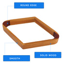 2-Tone Solid Wood Billiard Pool  9-Ball Diamond Pool Ball Racks