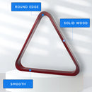 Solid Wood 8-Ball Triangle Pool Ball Rack (2 Colors)