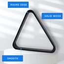 Solid Wood 8-Ball Triangle Pool Ball Rack (2 Colors)