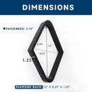 Solid Wood 9-Ball Diamond Pool Ball Rack (2 Colors)