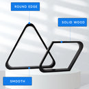 Billiard 8-Ball Triangle & 9-Ball Diamond Pool Ball Rack Set (2 Colors) - Three-Wins Imports, LLC