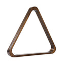 Espresso Solid Wood 8-Ball Triangle Ball Rack for 2-1/4" Pool Balls, Billiard Ball Rack for Pool Table
