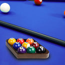 Espresso Solid Wood 9-Ball Diamond Ball Rack for 2-1/4" Pool Balls, Billiard Ball Rack for Pool Table