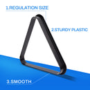 Black Plastic Billiard Pool Ball 8 Ball Triangle Rack