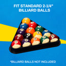 Black Plastic Billiard Pool Ball 8 Ball Triangle Rack