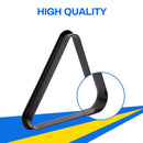 Black Plastic Billiard Pool Ball 8 Ball Triangle Rack