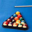 Black Plastic Billiard Pool Ball 8 Ball Triangle Rack