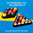 Black Plastic 8-Ball Triangle and 9-Ball Diamond Ball Racks