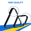 Black Plastic 8-Ball Triangle and 9-Ball Diamond Ball Racks