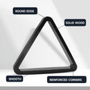 Deluxe 8-Ball Triangle Solid Wood Billiard Pool Ball Racks (3 Colors) - Three-Wins Imports, LLC