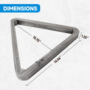 Deluxe 8-Ball Triangle Solid Wood Billiard Pool Ball Racks (3 Colors) - Three-Wins Imports, LLC