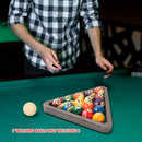 Deluxe 8-Ball Triangle Solid Wood Billiard Pool Ball Racks (3 Colors) - Three-Wins Imports, LLC