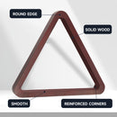 Deluxe 8-Ball Triangle Solid Wood Billiard Pool Ball Racks (3 Colors) - Three-Wins Imports, LLC