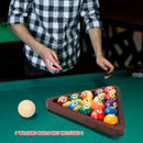 Deluxe 8-Ball Triangle Solid Wood Billiard Pool Ball Racks (3 Colors) - Three-Wins Imports, LLC