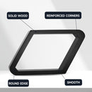 Deluxe 9-Ball Diamond Solid Wood Billiard Pool Ball Racks (3 Colors) - Three-Wins Imports, LLC