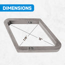 Deluxe 9-Ball Diamond Solid Wood Billiard Pool Ball Racks (3 Colors) - Three-Wins Imports, LLC