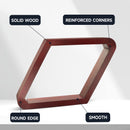 Deluxe 9-Ball Diamond Solid Wood Billiard Pool Ball Racks (3 Colors) - Three-Wins Imports, LLC