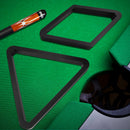 Deluxe 8-Ball Triangle & 9-Ball Diamond Solid Wood Billiard Pool Ball Racks (3 Colors)