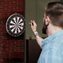 18" 2-in-1 Flocking Dartboard Game Set, Bullseye and Dart Board Games Set