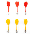 2-in-1 Wall-Mounted Magnetic Traditional & Target Bull Eye Dartboard Game Set