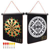 Double-Sided Magnetic Baseball/Dartboard Game Set with Darts - Three-Wins Imports, LLC