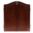 Deluxe Dartboard Cabinet with Sisal/Bristle Dartboard, Dart Scoreboard, and Steel Tip Darts