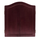 Deluxe Dartboard Cabinet with Sisal/Bristle Dartboard, Dart Scoreboard, and Steel Tip Darts