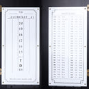 Dartboard Cabinet with Sisal/Bristle Dartboard, Dart Scoreboard, and Steel Tip Darts