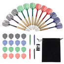 12 Pcs of 18 Grams Professional Metal Darts for Dartboard