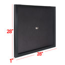 Dart Backboard Wall Protector for Dart Board Surround (Black/Brown)