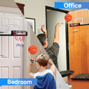 Over-The-Door Pro Basketball Hoop Set with Basketball & Pump