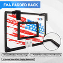 Over-The-Door Pro Basketball Hoop Set with Basketball & Pump (USA Flag)