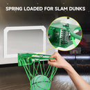Over-The-Door Pro Basketball Hoop Set with Basketball & Pump (Glow in the Dark)