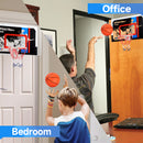 Over-The-Door Pro Basketball Hoop Set with Basketball & Pump (Dunk)