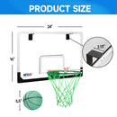 Over-The-Door Pro Basketball Hoop Set with Basketball & Pump (Glow in the Dark)