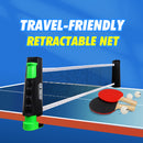 Adjustable Retractable Ping Pong Net & Post for Any Tables (4 Colors) - Three-Wins Imports, LLC