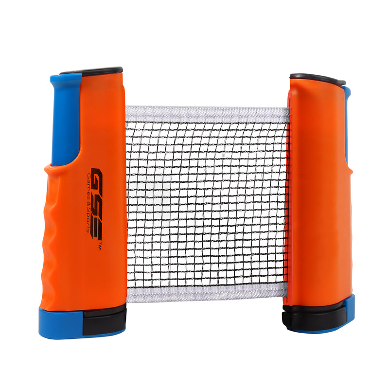 Adjustable Retractable Ping Pong Net & Post for Any Tables (4 Colors)