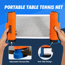 Adjustable Retractable Ping Pong Net & Post for Any Tables (4 Colors) - Three-Wins Imports, LLC