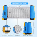 Adjustable Retractable Ping Pong Net & Post for Any Tables (4 Colors) - Three-Wins Imports, LLC