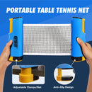 Adjustable Retractable Ping Pong Net & Post for Any Tables (4 Colors) - Three-Wins Imports, LLC