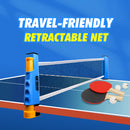 Adjustable Retractable Ping Pong Net & Post for Any Tables (4 Colors) - Three-Wins Imports, LLC