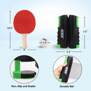 Complete Ping Pong Game Set with Retractable Ping Pong Net & Post, 2 Paddles & 3 Ping Pong Balls (4 Colors)
