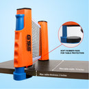 Complete Ping Pong Game Set with Retractable Ping Pong Net & Post, 2 Paddles & 3 Ping Pong Balls (4 Colors)